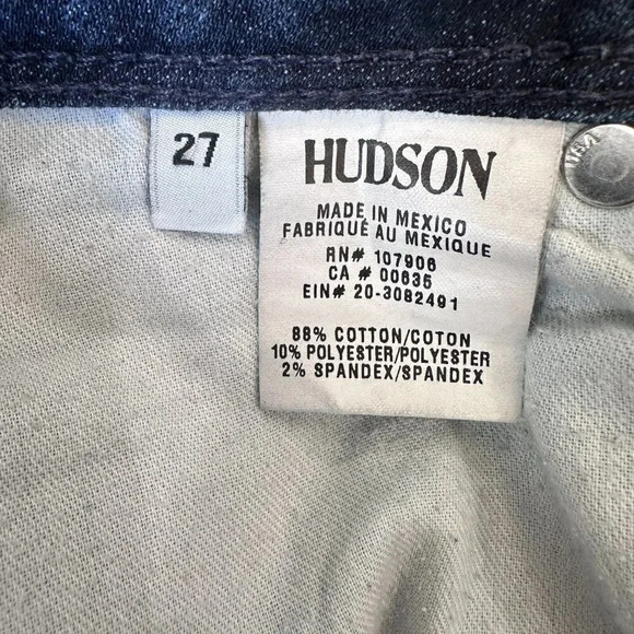 Hudson Jeans Collin Ankle Skinny Jeans in Shan - Picture 4 of 10